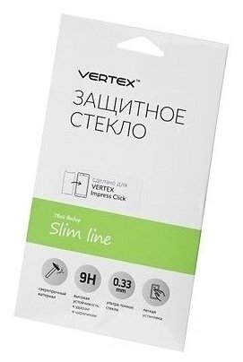 Защитное стекло VERTEX Slim Line для Impress Click прозрачный фото 1