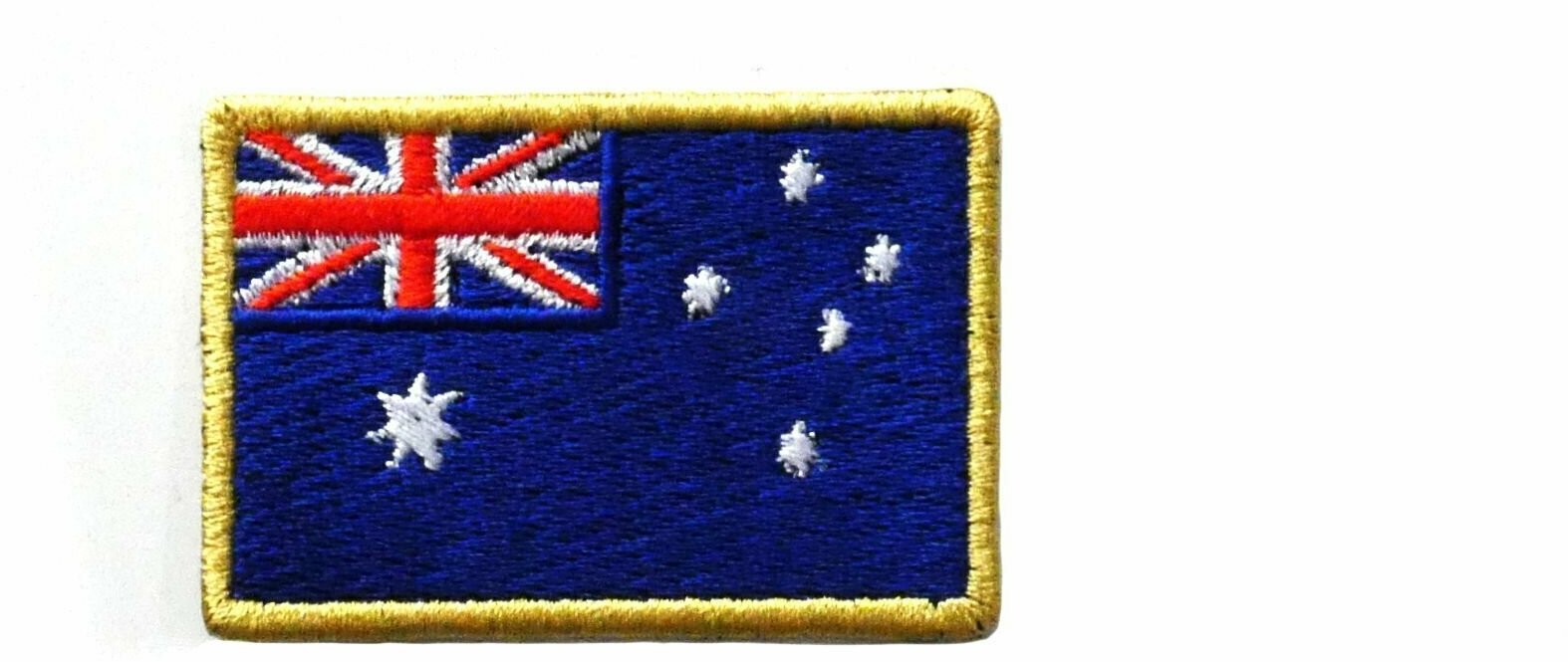 Нашивка на одежду флаг Австралии 6х4 см клеевой