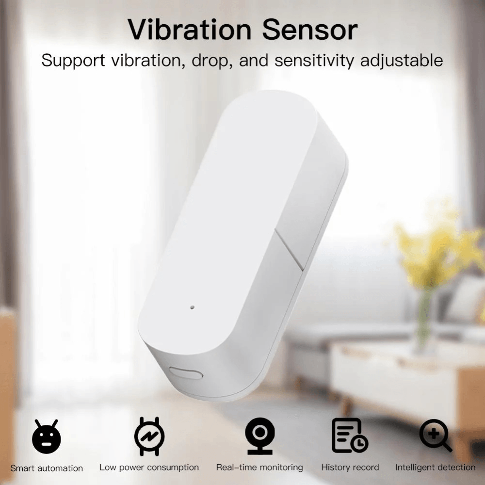 Датчик вибрации MOES Vibration Sensor ZSS-Z-VBR, Zigbee, AAA 2шт х 1.5 V - фото №3