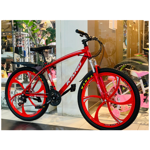 фото Велосипед на литых дисках kano 26" красный green bike