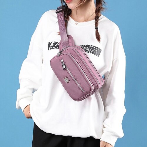 фото Сумка на пояс dorizori модель 37 розовый