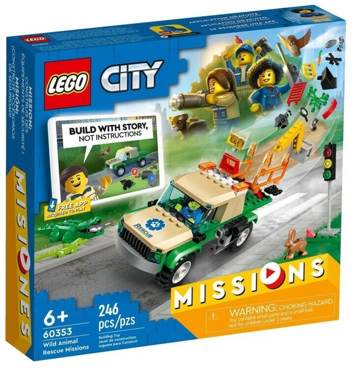 Конструктор LEGO City Wild Animal Rescue Missions 60353