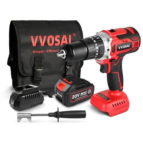 Аккумуляторная дрель VVOSAI 20В 4Ач WS-HD13-B1 879000₽