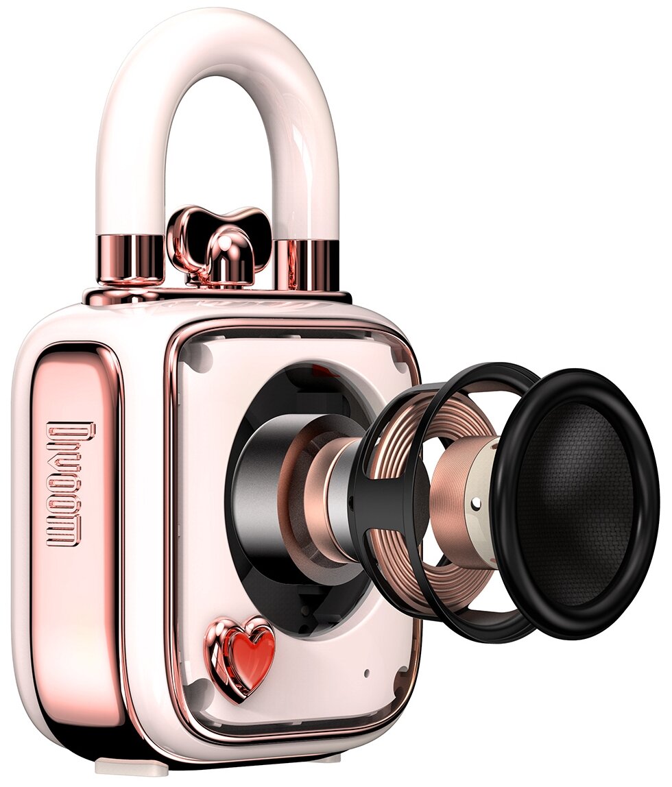 Портативная колонка Divoom LoveLock, розовый