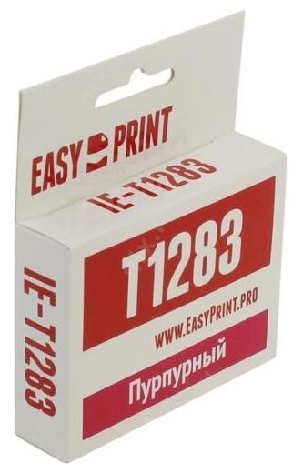 Картридж EasyPrint IE-T1283, 165 стр, пурпурный - фотография № 1