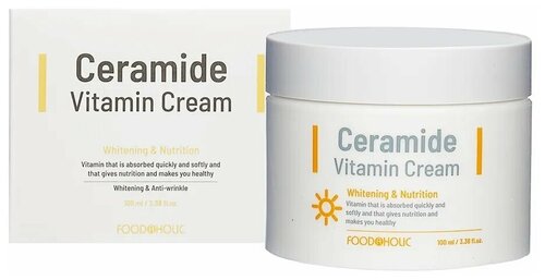 FOODAHOLIC CERAMIDE VITAMIN CREAM Антивозрастной функциональный крем для лица с керамидами