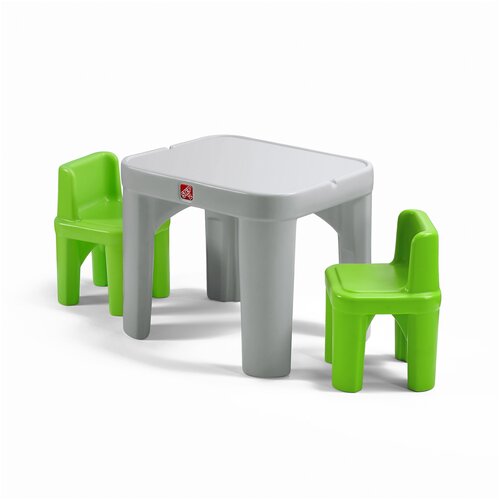 Детский игровой столик с двумя стульями Step2
