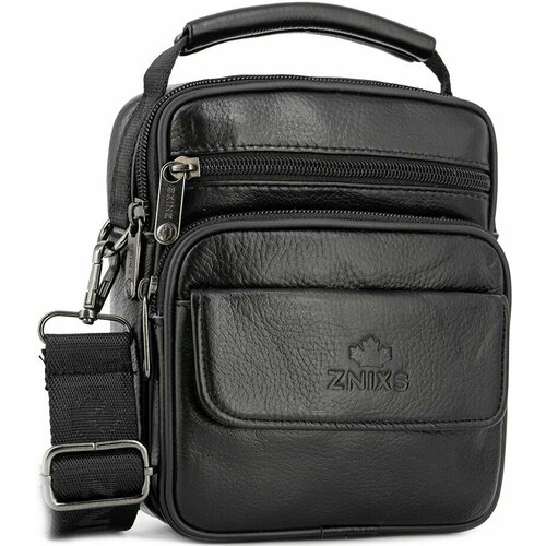 Сумка барсетка znimsk фактура зернистая черный 1990₽