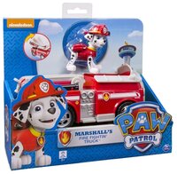 Фигурка Spin Master Paw Patrol Машинка спасателя и щенок - Пожарная машина Маршала 20064339