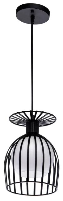 Потолочный светильник De Markt Лоск 354018401, E27, 40 Вт, кол-во ламп: 1 шт., цвет: черный