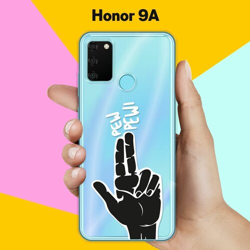 Силиконовый чехол Pew-Pew на Honor 9A силиконовый чехол pew pew на honor 10 lite