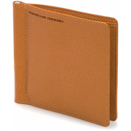 Портмоне Porsche Design French Classic Orange C3, 10х10 см, кожа.