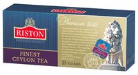 Чай черный Riston Finest Ceylon в пакетиках, 25 шт.