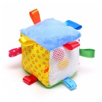 Подвесная игрушка Мякиши Кубик с петельками (264)