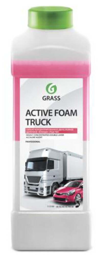 Шампунь для грузового авто двухкомпонентный 1л Active Foam Truck GRASS 113190