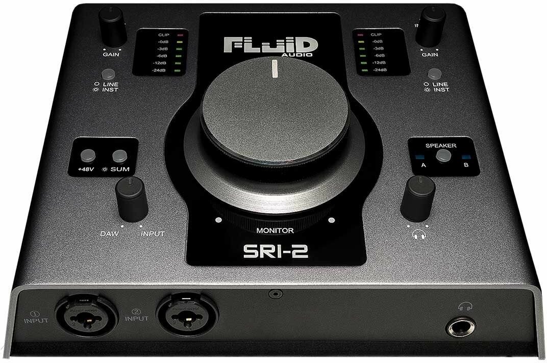 Fluid Audio SRI-2 внешний аудиоинтерфейс, АЦП/ЦАП 24-bit/192kHz, 2хXLR/TRS, OSX/Windows