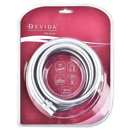 Неперекручивающийся шланг для душа DEVIDA DVC03003B 1955₽
