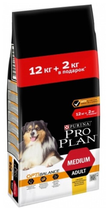 Корм для собак Purina Pro Plan Medium Adult сanine dry