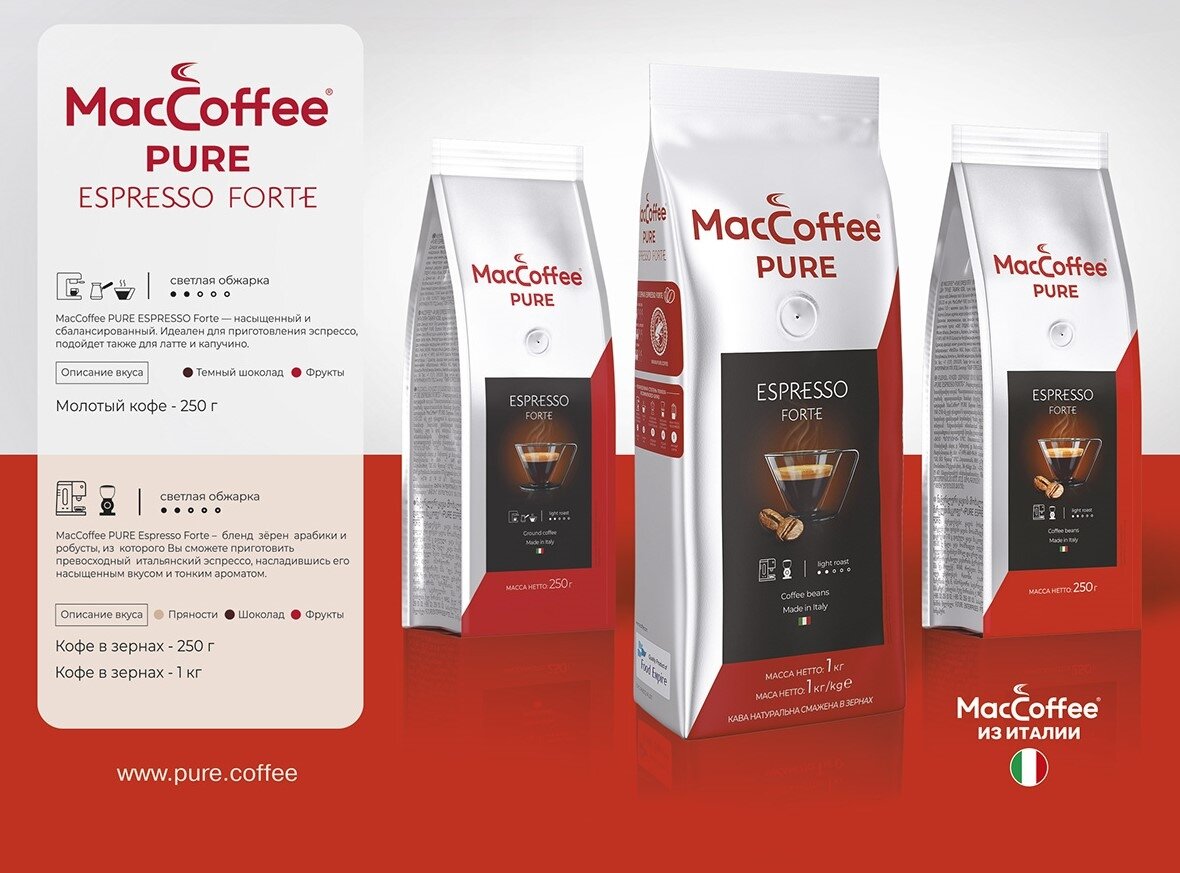 Кофе молотый MacCoffee PURE Espresso Forte, 250 г - фото №11