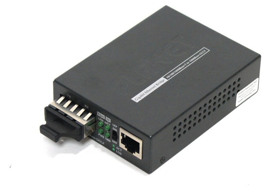 GT-802 медиа конвертер/ 10/100/1000Base-T to 1000Base-SX Gigabit Converter