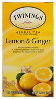 Чай травяной Twinings Lemon & Ginger в пакетиках, 25 шт.