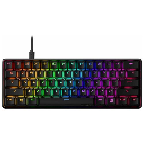 Клавиатура HyperX Alloy Origins 60 RED switches Black USB кириллицаQWERTY 1063000₽