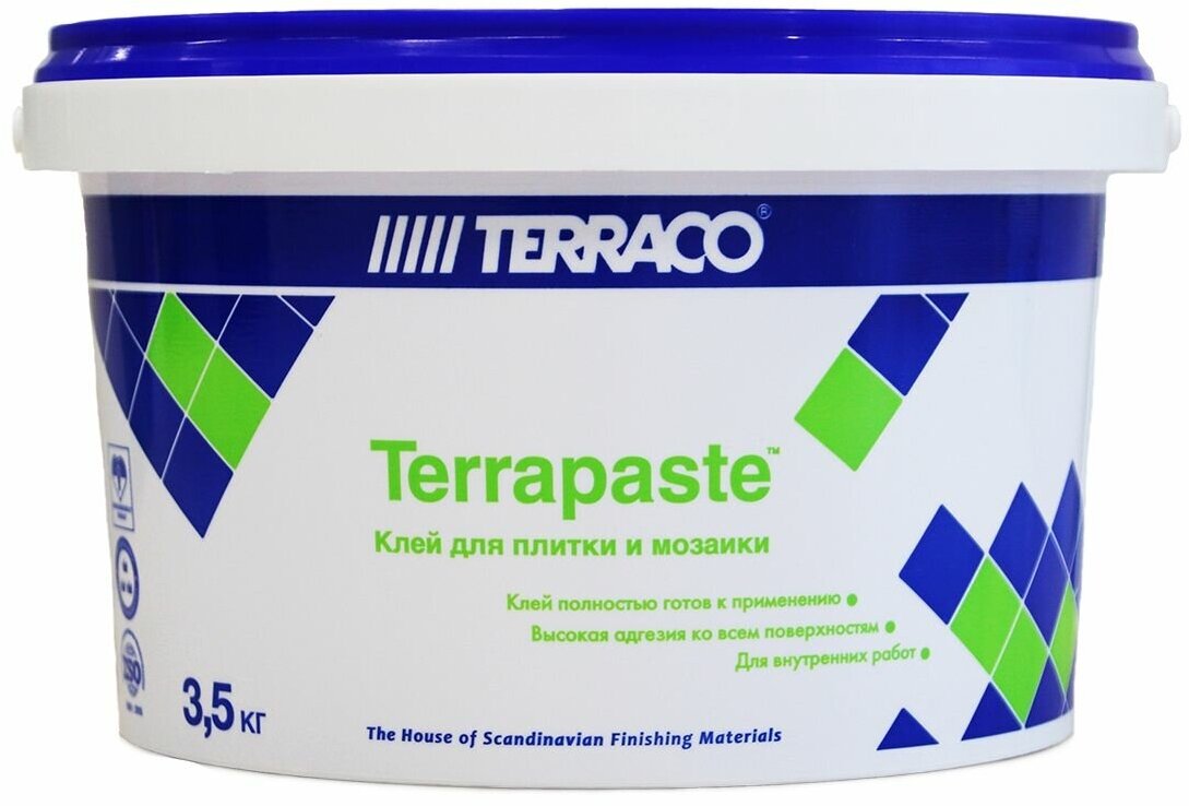 Клей для плитки готовый Terraco Terrapaste 3.5 кг