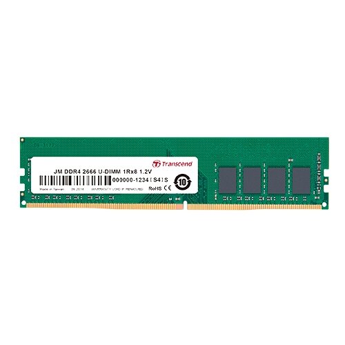 Модуль памяти DDR4 4GB Transcend JM2666HLH-4G JetRam PC4-21300 2666MHz CL19 1.2V RTL