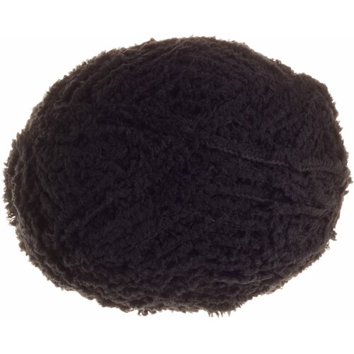 Пряжа Nazar Бэмби черный (2510), 100%полиэстер, 142м, 50г, 3шт