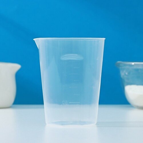 Мерный стакан Доляна, 250 мл, цвет прозрачный стакан мерный 250 мл цвет прозрачный