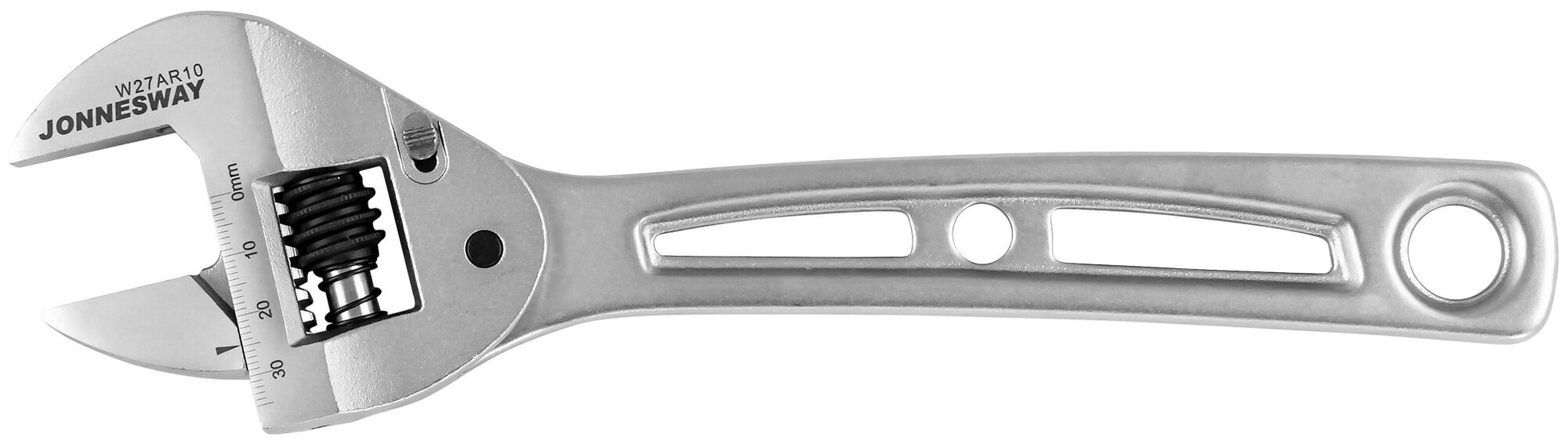 Ключ разводной облегченный трещоточный, 0-35 мм, L-250 мм.Jonnesway W27AR10
