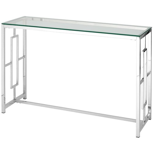Консольный столик TRIXETY DUAL II, прозрачный, металл хром