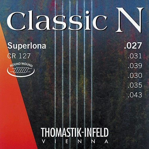 THOMASTIK Classic N CR127 струны для класс. гитары, нейлон, круглая оплётка, сред. натяж 123723