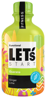 Напиток сокосодержащий LET's START Fitness Гуарана-Имбирь-Лайм, 0.3 л