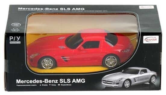 Легковой автомобиль Rastar Mercedes-Benz SLS AMG (40100) 1:24 19 см фото 3