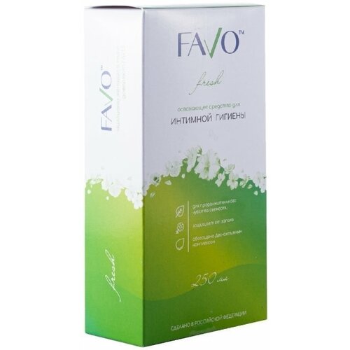 Средство для интимной гигиены освежающее FAVO FRESН 250 мл средство для интимной гигиены favo classic 250мл х 3шт