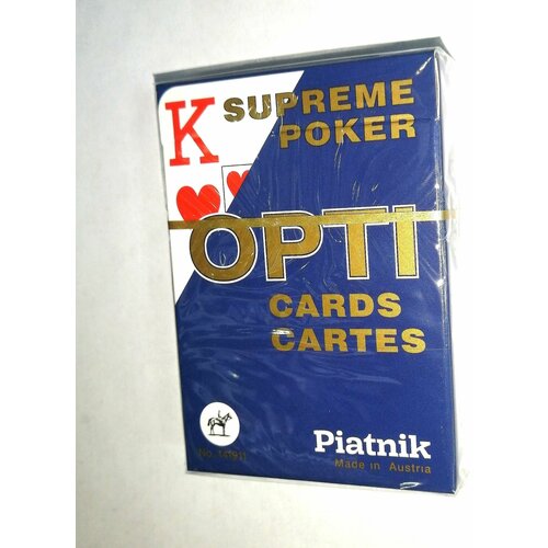 Карты игральные "OPTI" 55 листов Piatnik /Карты для покера / Настольная игра