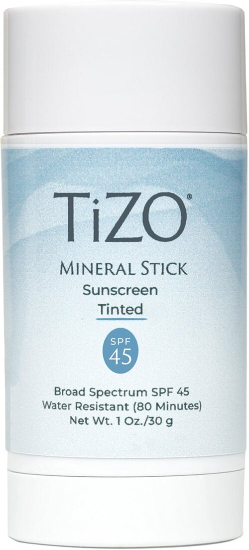 TIZO Тонирующий солнцезащитный стик для лица SPF45 Mineral Stick Sunscreen Tinted 30 гр