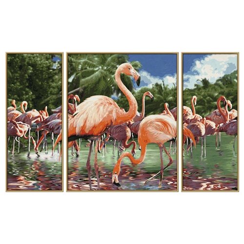 фото Schipper картина по номерам "фламинго" 50х80 см (9260782)