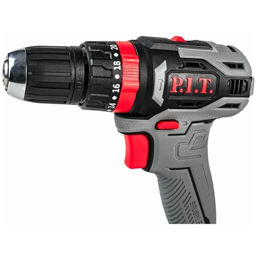 Дрель-шуруповерт PIT ударная бесщеточная PSB20H-10B АКБ 3 Ач и ЗУ 699000₽