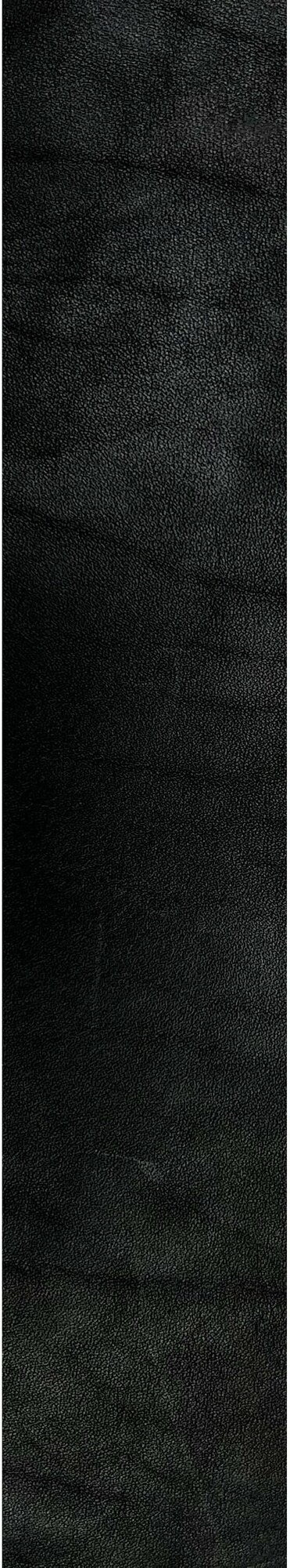 Ременная заготовка, черный цвет, натуральная кожа, толщина 3,0-3,5мм, ширина 40мм, длина 120-150см