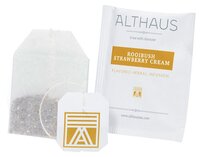 Чайный напиток травяной Althaus Rooibush Strawberry Cream в пакетиках, 20 шт.