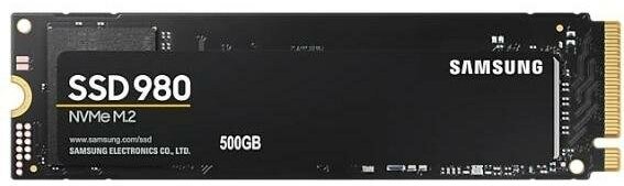 Твердотельный накопитель SSD M.2 500 Gb Samsung 980 Read 3100Mb/s Write 2600Mb/s 3D NAND TLC MZ-V8V500BW