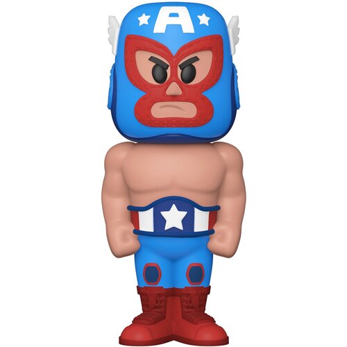 Фигурка Funko Vinyl SODA Luchadores Captain America w/(MT) Chase 54509