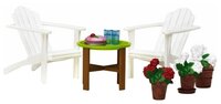 Lundby Садовый комплект Смоланд (LB_60304900) белый/коричневый