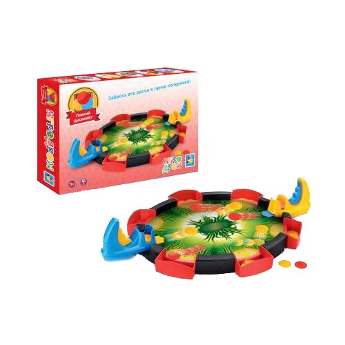 1 TOY Ловкий дискомет настольная игра 1 toy игродром башня из мороженого т13549