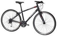 Шоссейный гибрид TREK FX 3 Womens (2019) matte trek black XS (158-165) (требует финальной сборки)