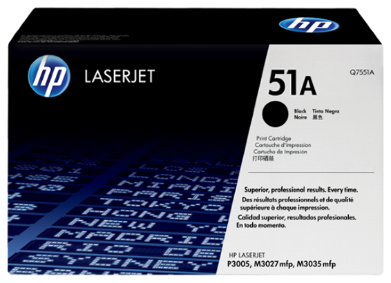 Картридж HP 51A (Q7551A) LJ P3005/M3035mfp/M3027 (6500стр)