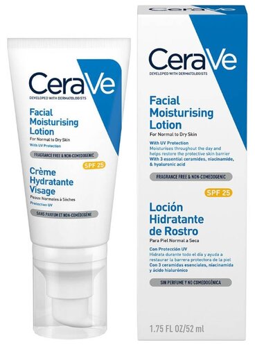 CeraVe Facial Moisturising Lotion Увлажняющий лосьон для лица SPF 25