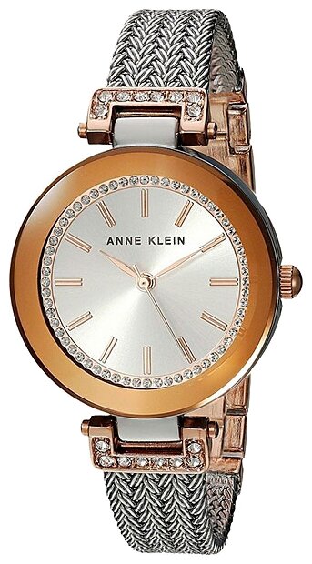 Наручные часы ANNE KLEIN Crystal 1907SVRT, серебряный